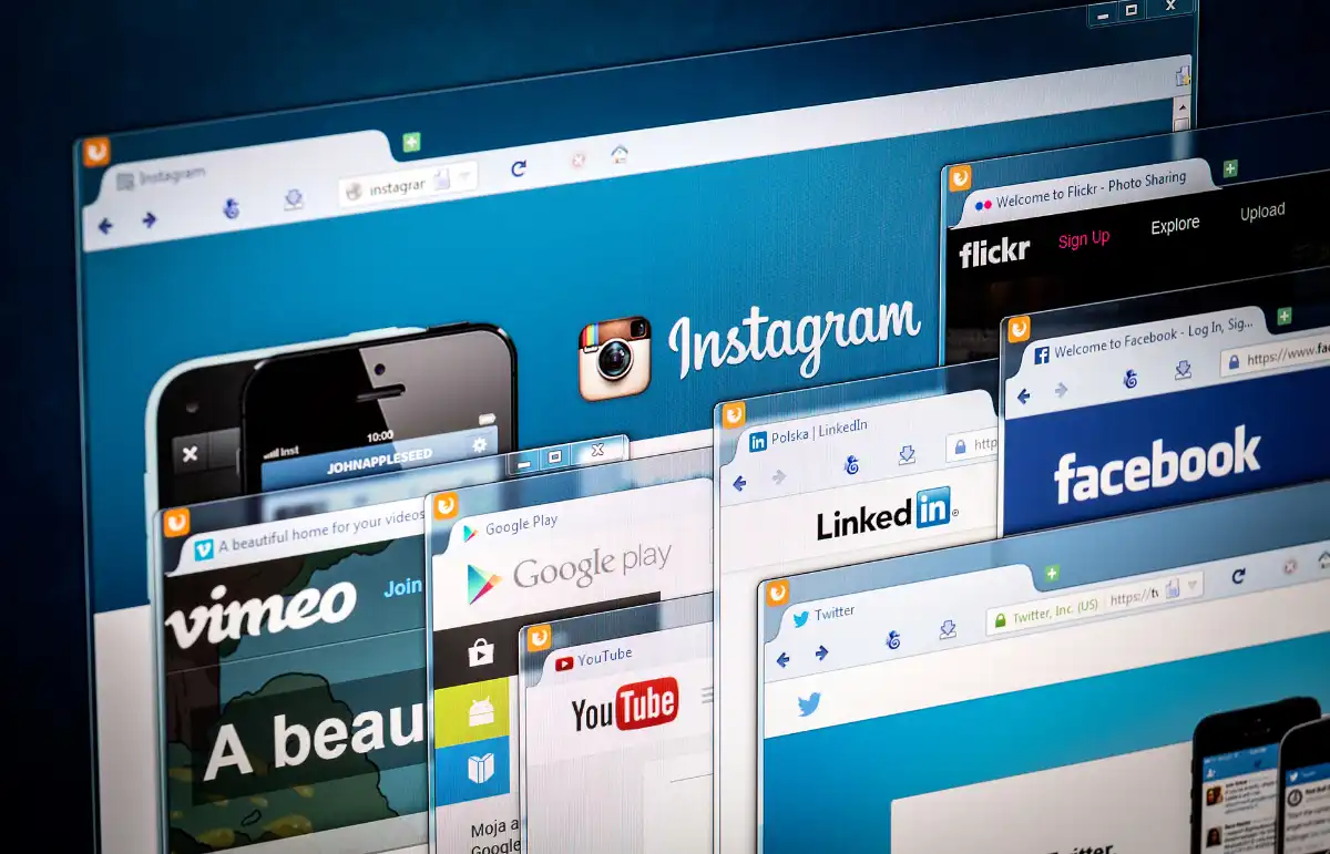 Social Media Visualisierung Visualisierung von verschiedenen Social Media Plattformen