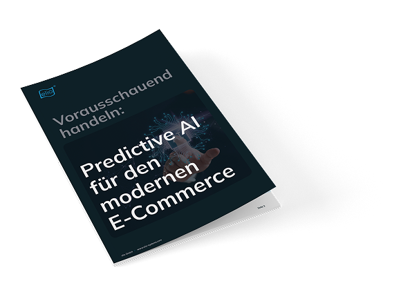 Predictive AI für den modernen E-Commerce Mockup des Whitepapers "Predictive AI für den modernen E-Commerce"