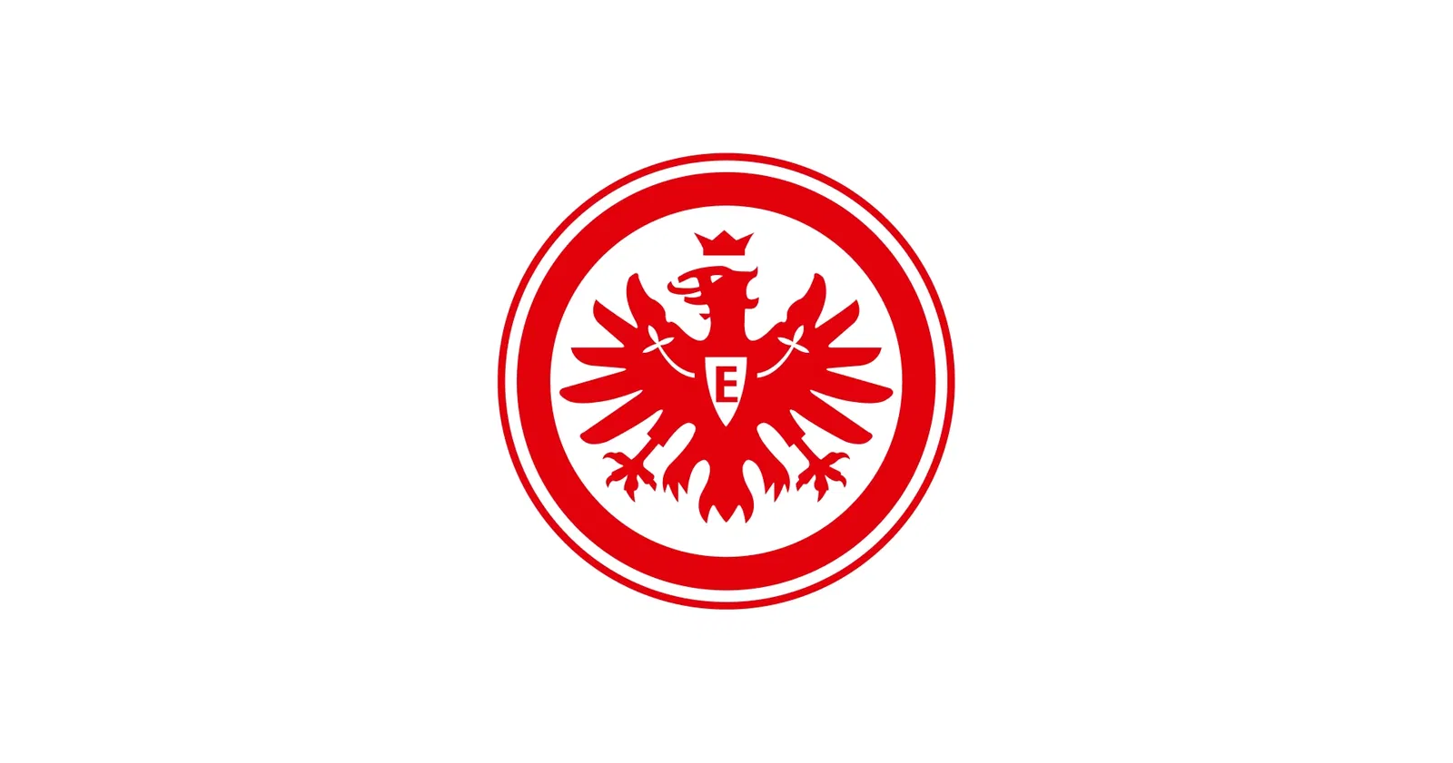 Rotes Eintracht Frankfurt Wappen