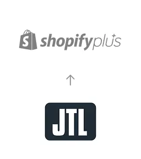 JTL Commerce zu Shopify+ Migration Migration von JTL Commerce zu Shopify Plus, dargestellt durch einen Richtungspfeil nach oben.
