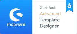 Shopware Certified Advanced Designer Shopware Zertifikat: Shopware Certified Advanced Designer
