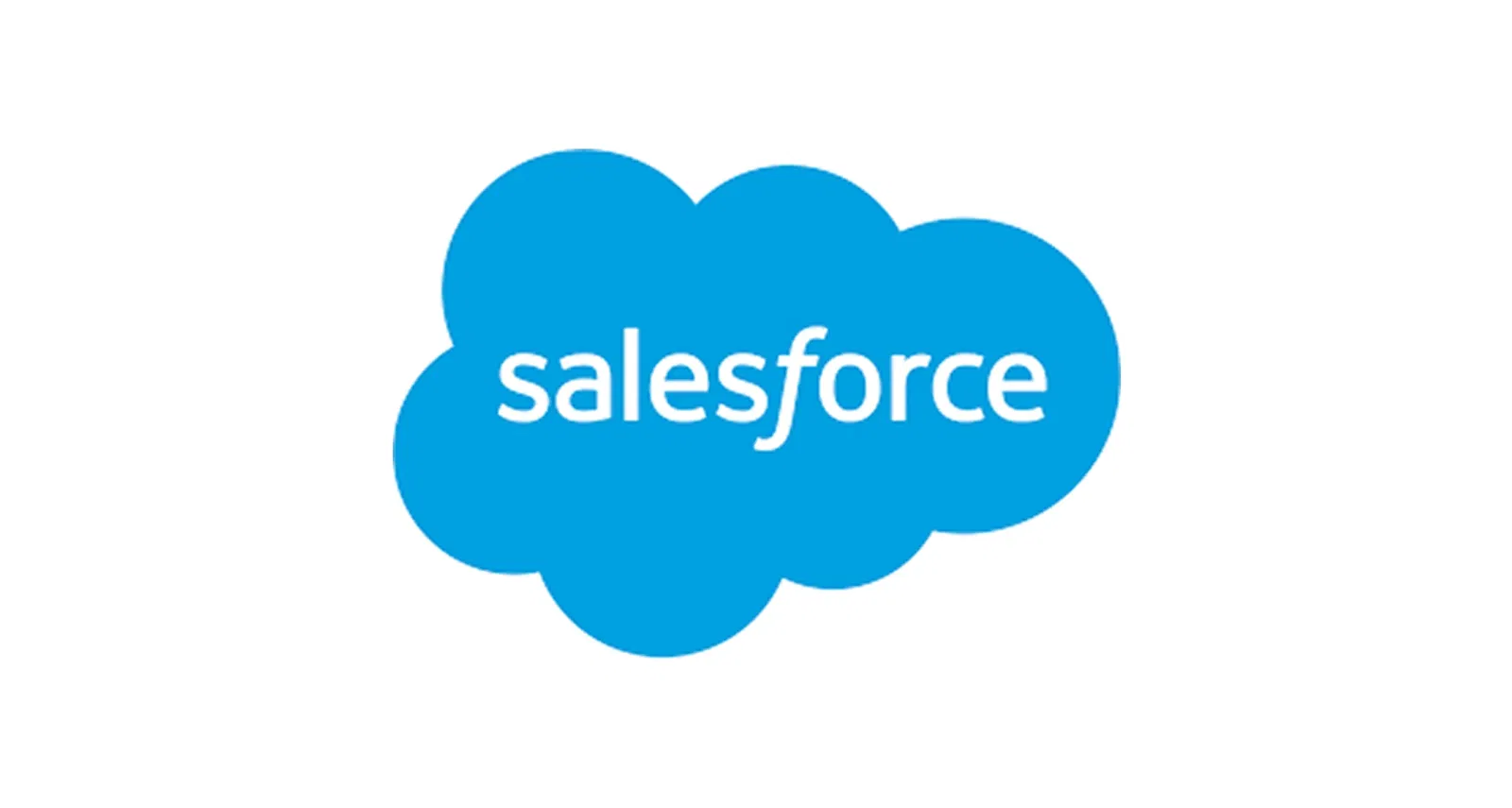 blaues Salesforce Logo